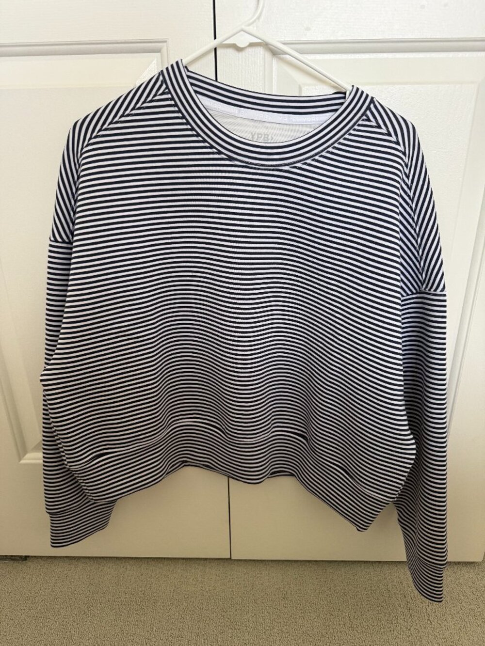 YPB neoKNIT Striped Crew Sweatshirt